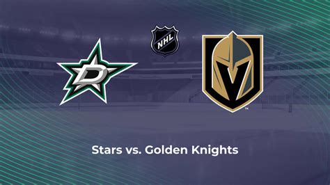 stars vs golden knights prediction